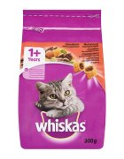 WHISKAS Adult Vită hrană uscată pisici 300g