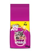 WHISKAS Junior Pui hrană uscată pisici junior 14kg