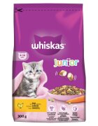WHISKAS Junior Pui hrană uscată pisici junior 300g