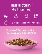 WHISKAS Junior Selectii Clasice Miel Vită Pui și Pasăre plic hrană umedă pisici (în sos) multipack 85g x 12