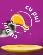 WHISKAS Pui plic hrană umedă pisici (în aspic) 85g