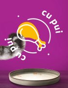 WHISKAS Pure Delight Pui plic hrană umedă pisici (în aspic) 85g
