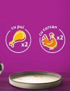 WHISKAS Pure Delight Selectii Pasăre Pui și Curcan plic hrană umedă pisici (în aspic) multipack 85g x 4