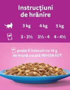 WHISKAS Selectii Pește Somon și Ton plic hrană umedă pisici (în aspic) multipack 85g x 4