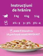 WHISKAS Tasty Mix Creamy Creations Pui și Legume Miel și Curcan plic hrană umedă pisici (în sos) multipack 85g x 12