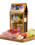 WOLF'S MOUNTAIN Island Farm XS-XL Rață și Curcan hrană uscată fără cereale câini 12kg