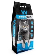 WonderWhite neparfumat așternut igienic pisici granule bentonită aglomerant neutralizare mirosuri fără praf 10kg