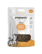 YOGUPET Snack Cat Porc & Iaurt Porc recompense fără cereale pisici 50g