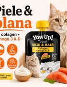 YOWUP! Yogurt Hair & Skin Somon recompense funcționale pisici junior & adult piele & blană (topping) 85g
