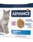 Advance Cat Wet Sterilized Curcan Multipack 4x85 g