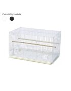 AMC Colivie Pasari Mari D610 Black/ White 76x45x45(H) cm