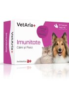Antibiotice Iasi VetAria+ Imunitate Caini si Pisici 30 capsule Twist-off
