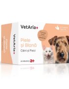 Antibiotice Iasi VetAria+ Piele si Blana Caini si Pisici 60 capsule Twist-off