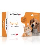 Antibiotice Iasi VetAria+ Renal Caini si Pisici 30 capsule Twist-off