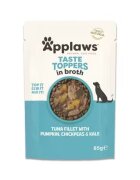 Applaws Hrana umeda caini Dog Taste Toppers Ton si Legume in supa 85 g