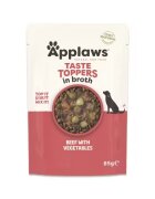Applaws Hrana umeda caini Dog Taste Toppers Vita si Legume in supa 85 g