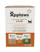 Applaws Hrana umeda pisici Cat Adult Selectie Pui Multipack Plicuri 12 x 70 g