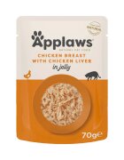 Applaws Hrana umeda pisici Cat File Pui si Ficat in aspic 70 g