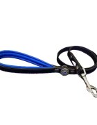 Bestia Lesa Bijou Piele Naturala 110 cm/2 cm Negru/ Albastru