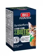 Bio Petactive Synbioflora PreProbiotics pentru Pisici 60 tablete