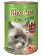 Biocat Bio Cat Iepure si Vanat 410 g