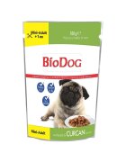Biodog Hrana Umeda Pentru Caini Plic Mini Adult Curcan in Sos 100 g