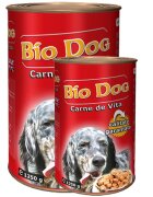 Biodog Hrana umeda pentru caini vita 1250 g