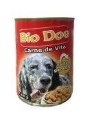 Biodog Hrana umeda pentru caini vita 410 g