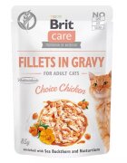 Brit Care Cat Fillets in Gravy Choice Chicken 85 g