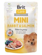 Brit Care Dog Mini Rabbit and Salmon Fillets in Gravy 85 g