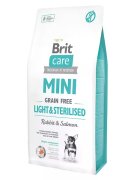 Brit Care Mini Grain Free Light and Sterilised 7 kg
