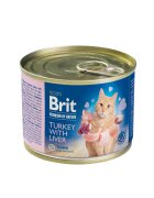 Brit Premium By Nature Cat Turkey With Liver 200 g