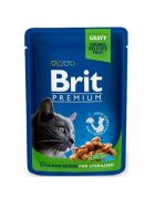 Brit Premium Sterilised Cat plic cu carne de pui 100 g