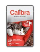 Calibra Hrana umeda pisici Cat Pouch Premium Adult Beef & Chicken 100 g