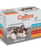 Calibra Hrana umeda pisici Cat Pouch Premium Adult Multipack 12x100 g