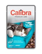 Calibra Hrana umeda pisici Cat Pouch Premium Adult Trout & Salmon 100 g