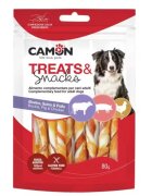 Camon Recompense pentru caini Wrap Sticks cu Vita Porc Pui 80 g