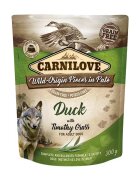 Carnilove Dog Pouch Paté Duck with Timothy Grass 300 g
