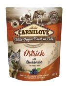 Carnilove Dog Pouch Paté Ostrich with Blackberries 300 g