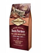Carnilove Duck & Turkey Large Breed Cats 6 kg