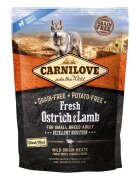 Carnilove Fresh Ostrich & Lamb For Small Breed Dogs 1.5 kg