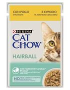 Cat Chow PURINA Hairball Control bucati cu pui si fasole verde in sos 85 g