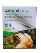 Chanelle Pipete antiparazitare caini Zeronil 268 mg 20 - 40 kg 6 pipete