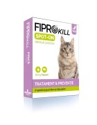 Chanelle Pipete Antiparazitare Pisici Fiprokill Cat 50 mg Deparazitare Externa 3 Pipete