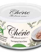 Cherie Adult Cat Ton si Crab in Sos 80 g
