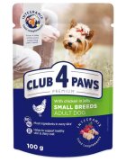 Club 4 Paws Hrana umeda premium caini Adult Mini Pui 100 g