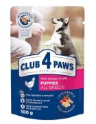 Club 4 Paws Hrana umeda premium caini Puppy All Breeds Pui 100 g