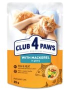 Club 4 Paws Hrana umeda premium pisici adulte Macrou 85 g