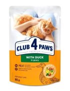 Club 4 Paws Hrana umeda premium pisici adulte Rata 85 g