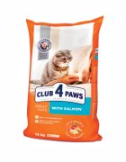 Club 4 Paws Hrana uscata premium pisici Adult Somon 14 kg